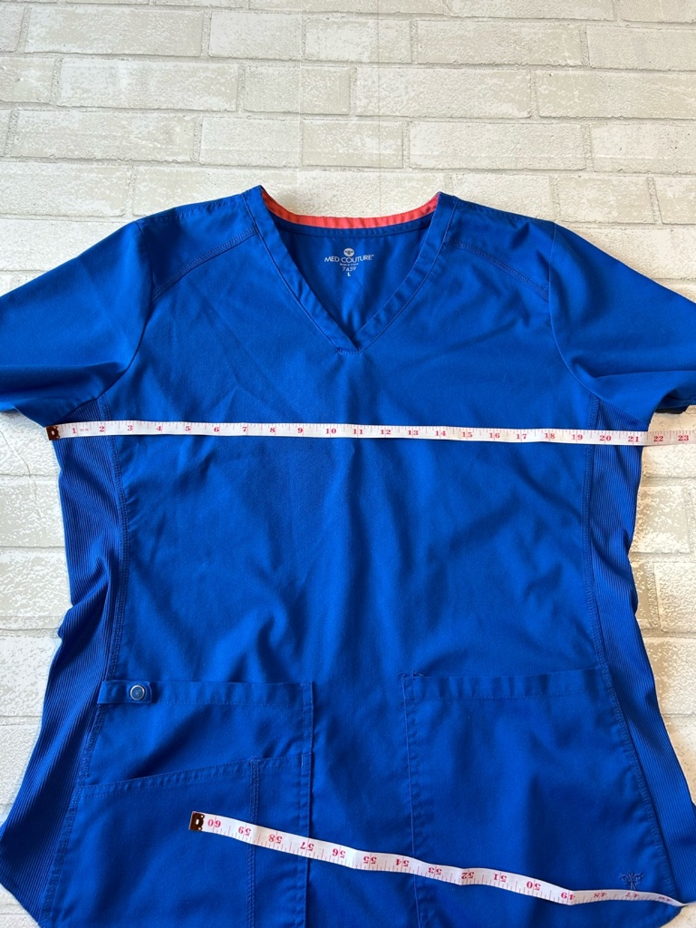 Med Couture Royal Blue Scrub Set - Picture 5 of 10